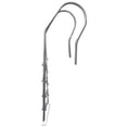 thumbnail image 3 of Aqua Select Hi-Rise Reverse Bend Stainless Steel In-Pool Ladder with Steel Steps, 3 of 7