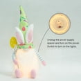 thumbnail image 3 of Fwttom Bunny Ear Easter Gnomes Handmade Faceless Spring Gnomes Decorations for Home Plush Tabletop Ornament, 3 of 3