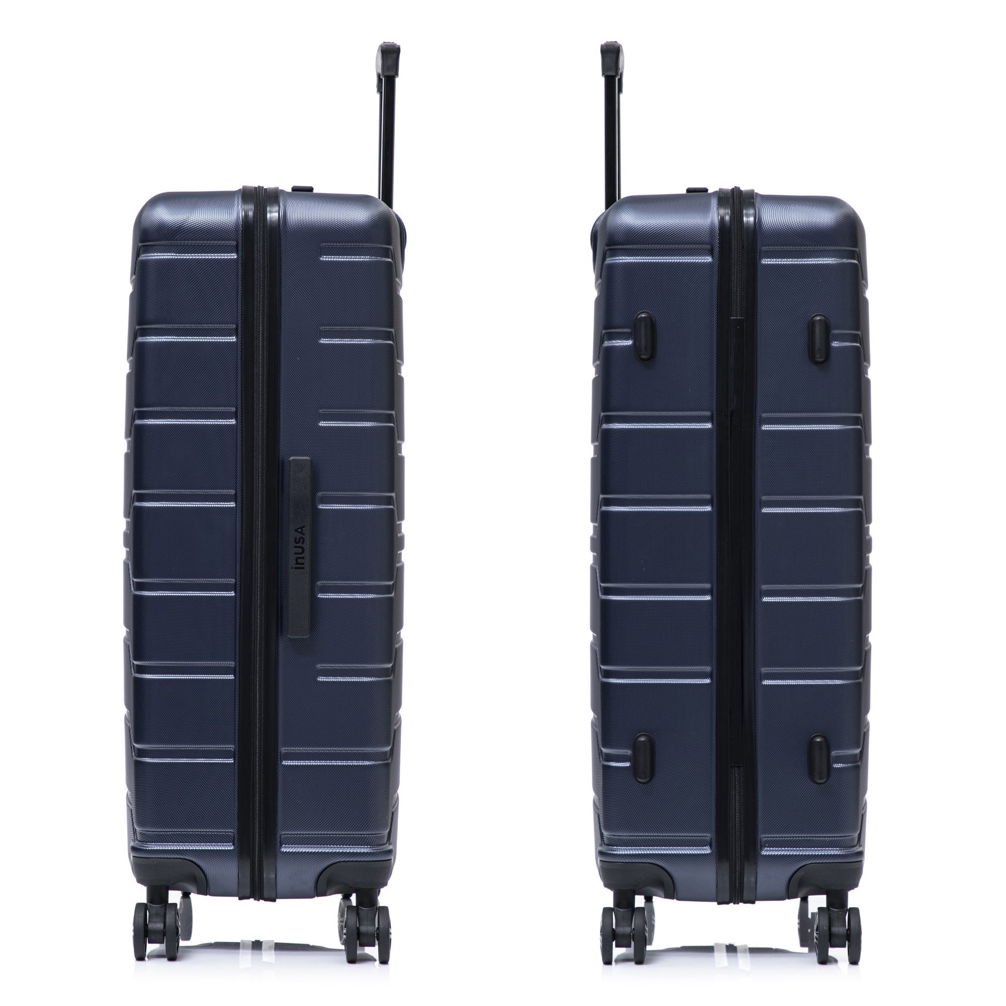 InUSA TREND 32" Extra-Large Hardside Lightweight Luggage with Spinner Wheels, Handle, Trolley, Blue