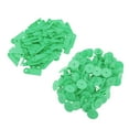 thumbnail image 1 of Blank Ear Tags, Safe Durable 100pcs TPU Ear Tags For Cattle  For Breeding Population Prevention Control No Letters, Green, 1 of 8
