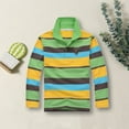 thumbnail image 3 of Boys Polo Shirt with Long Sleeves Collared Shirt Undershirt Kids Striped Shirt for Boys 11-12 Years, 3 of 4
