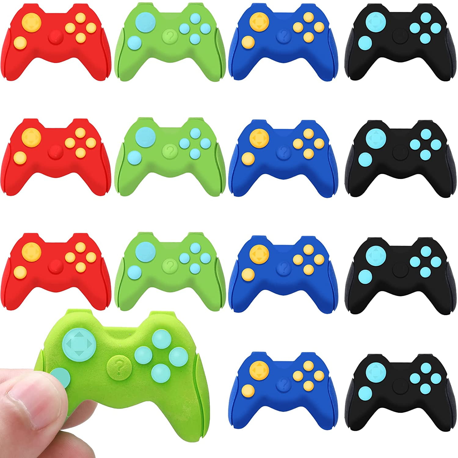 8 Pieces Gaming Erasers Cool Erasers Game Controller Erasers for Boys
