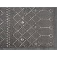 thumbnail image 3 of Abani Casa Collection Grey 4' x 6' Moroccan Linear Pattern Modern, 3 of 5