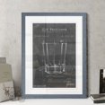 thumbnail image 2 of Barware Blueprint I - Barnwood Framed Print - 17 x 20 - Grey, 2 of 4
