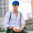 thumbnail image 2 of Men's Mesh Cap Breathable Summer Newsboy Hat Adjustable Beret Ivy Cap Irish Cabbie Driving Hunting Hats, 2 of 5