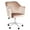 Pink, variant on Impressions Vanity Pearl Tufted 360 Degree Swivel Vanity Chair with Height Adjustable (Cool Grey)