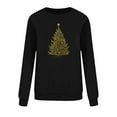 thumbnail image 5 of Christmas Sweatshirt Women Christmas Tree Graphic Pullover Long Sleeve Casual Holiday Tops Cute Winter Xmas Shirt, 5 of 5