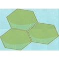 thumbnail image 1 of Ahgly Company Machine Washable Indoor Rectangle Transitional Pale Green Area Rugs, 5' x 8', 1 of 7