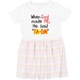 thumbnail image 3 of Inktastic When God Made Me Girls Toddler Dress, 3 of 5