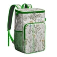 thumbnail image 1 of Bright Colorful Bloom Pattern Insulated Cooler Backpack, Leakproof Waterproof Lunch Backpack for Summer BBQs, Hiking, Fishing, 1 of 6