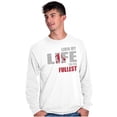 thumbnail image 5 of Living Life Its Fullest Basketball Men's Long Sleeve Tee T Shirt Brisco Brands S, 5 of 5