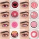 thumbnail image 2 of UYAAI-lentes de contacto de color rosa para ojos, lentes de Cosplay de Halloween para pupila de belleza, cubierta grande oscura, 14,5mm, año, 2 of 4