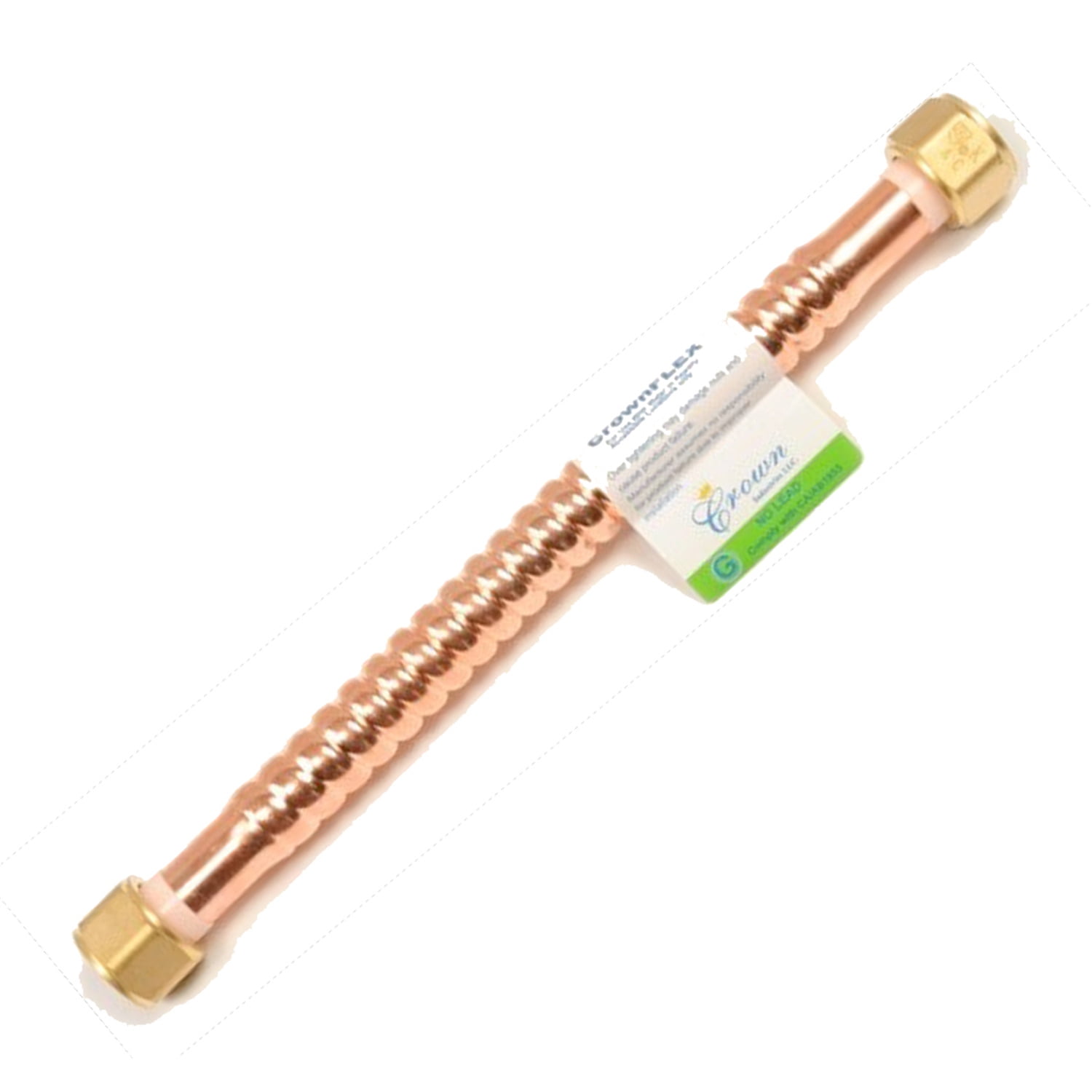 Westbrass Copper Water Heater Supply Line 3/4 FIP x 15 in. 16550215