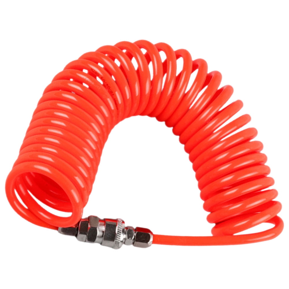 ELAYARD Red Flexible Air Compressor Hose Replacement with EVA Material and Connector for Air Pump Tools and Accessories