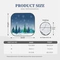 thumbnail image 3 of Haiem Christmas Trees Car Windshield Sun Shade (2 Pieces) Foldable Windshield Sun Shade Car Accessories for Truck SUV Pickup-Large, 3 of 7