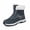 Grey, variant on Men's Waterproof Winter Snow Boots, Fur Lined Lace Up Outdoor Hiking Shoes, Warm Non-Slip Ankle Boots for Snow, Work, Camping & Climbing