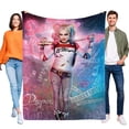 thumbnail image 1 of Harley Quinn anti-pilling, suave, ligera, esponjosa y acogedora de lujo para hogar y cocina – Perfecta para niños y adultos,150X120cm, 1 of 6
