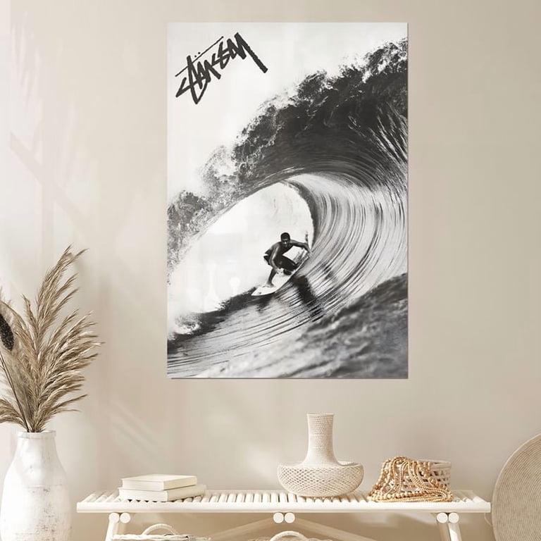 Stussy Surf Vintage Poster, One Sheet Wall Size 24''x36'' -Gategoo