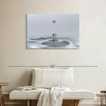 thumbnail image 2 of Elephant Stock Drops Into The Water Wall Art - Horizontal Canvas Wall Art - Living Room Wall Decor - Wellness Canvas - Blue And Decor - 36" x 24", 2 of 8