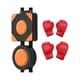thumbnail image 2 of Almohadilla De Entrenamiento Para Perforar Montada En La Pared Para Artes Marciales, Gimnasio, Deportes, Hogar Con Guante Para Niños Y Adultos Sunnimix Entrenador de boxeo, 2 of 8