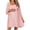 Light pink, variant on Women's Long Sleeve Maternity Dress Square Neck Swiss Dot Casual Loose Short Dresses