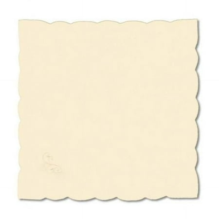 Heritage Lace 31420677 21 x 21 in. Noel Glow Embroidered Fine Linen Christmas Napkins, Set of 4