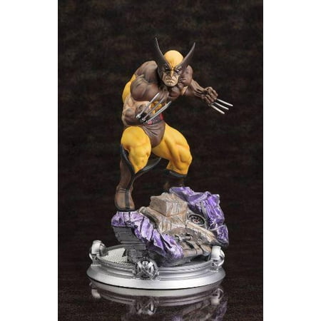Kotobukiya Marvel Comics Wolverine Brown Costume Fine Art Danger Room Sessions Statue