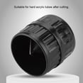 thumbnail image 1 of Hard Tube Chamfer Chamfering Tool, Round Cut Black ABS + Metal, Fine Production Process, Suitable For Hard Acrylic Tubes, Easy To Use, 1 of 8