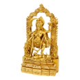 thumbnail image 2 of Brass World Brass Maa Kali Statue | Adi Shakti Ma Goddess Murti Idol Aadya Chamunda Kamakshi Height 11 Inch Gold Color, 2 of 5