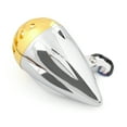 thumbnail image 3 of Motorcycle Bullet Headlight Lamp Chrome For Cafe Racer Bobber Chopper Custom, 3 of 5