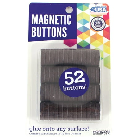 Magnetic Buttons, 52ct. by Horizon Group USA