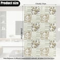thumbnail image 3 of SCRAWLGOD Flower Plaid Print 1 Piece Recliner Headrest Protector Couch Head Rest Covers Non Slip Sofa Headrest Covers for Furniture Home Decoration 17x27 in, 3 of 7