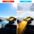 thumbnail image 5 of Car Heater, 12V Winter Car Defogger, 150W Portable Car Heater,Plug Into Cigarette Lighter Car Defroster, 2-in-1 Fast Heating/Cooling, 5 of 9