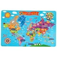 thumbnail image 1 of Waypoint Geographic  Kids World Place Map for Grade PK Plus, Multi Color, 1 of 1
