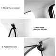 thumbnail image 3 of Cortinas para auto - Parasol divisor para ventana de RV - Parasol magnético para parabrisas lateral - Parasol extraíble y sencillo para auto, 3 of 5