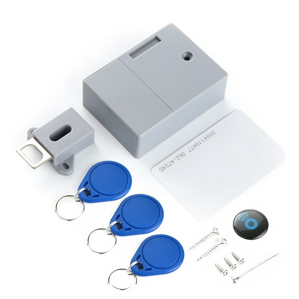 Batería IC Tarjeta Sensor Cajón del gabinete SmartLock inteligente Bloqueo digital oculto Irfora Cerradura del gabinete