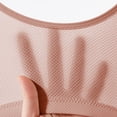 thumbnail image 4 of Feancey Plus Size Everyday Bras for Women Button Front Closure Bra Wide Strap Breathable Wireless Brassieres Full Coverage Casual Support Lift Up Bralettes Pink 3XL, 4 of 6