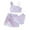 Z06-Light Purple, variant on MUXiin Toddler Girl Swimsuit Three-Piece Polka Dot Bathing Suits Rash Guard Stylish Design Pool Party Swimsuit Lightweight Colorful Kids' Swimming Clothes