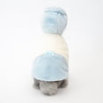 thumbnail image 4 of SPRING PARK Winter Dog Hat Polyester Hat Dog Headdress Floral Pattern Lining Warm Dog Hat, 4 of 8