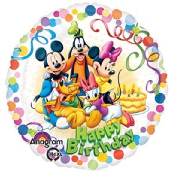 Anagram International HX Mickey and Friends Party Packaged Party Balloons, Multicolor