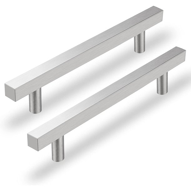 Goldenwarm Brushed Nickel Pulls Stainless Steel