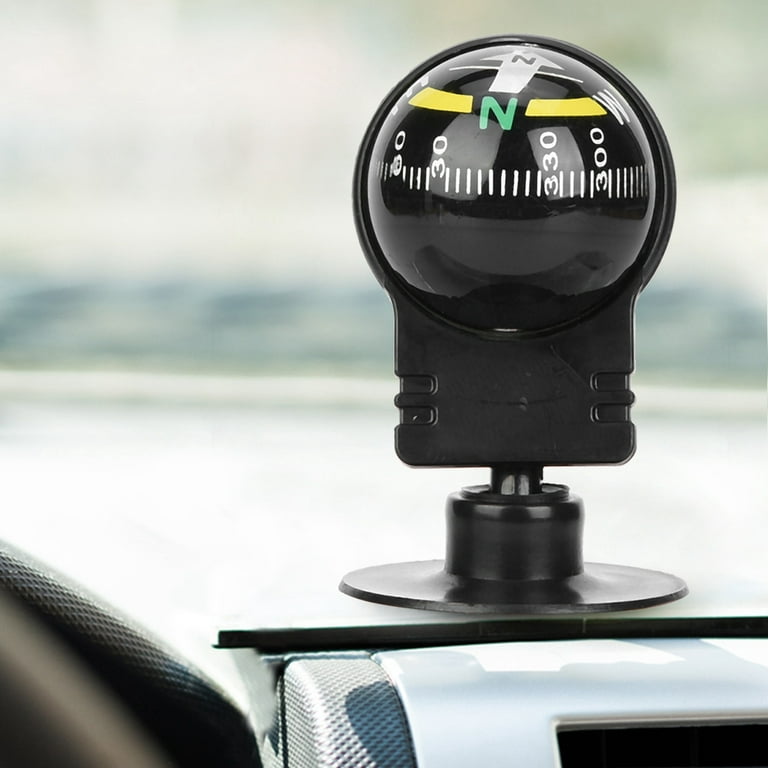 2 in Armaturen brett Kompass Autos Auto Mini Kompakt kompass Kompass für  Auto Guide Ball Digital