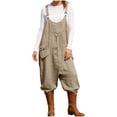 thumbnail image 2 of AUNVITO Women's Jumpsuit Strapless Sleeveless Shorts Casual Comfortable Breathable Summer Wear, 2 of 9