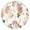 Pioneer Flower Floral-3, variant on Pioneer Flower Floral Print Pattern Round Fitted Tablecloth with Elastic Edge,Dining Table Cover Waterproof,Outdoor Round Tablecloth for Camping,Dining,Indoor and Outdoor