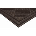 thumbnail image 2 of Calloway Mills 113230203 Chess Ribbed Brown Mat 2" x 3", 2 of 4