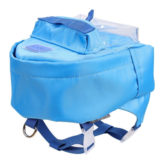 Mochila para mascotas, 1 unidad, para perros y gatos, ideal para viajes al aire libre (azul)