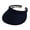 Navy, variant on Top Headwear Sports Cotton Twill Clip-On Visor 3.5 Inch Wide Brim, Black