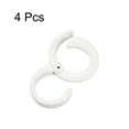 thumbnail image 3 of Uxcell 4.13 Inch ABS Multifunctional Hanger S Hooks with Adjustable Design, White 4 Pack, 3 of 6