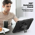 thumbnail image 5 of Samsung Galaxy Tab A9+/A9 Plus protective case, 360 ° rotating bracket (black), 5 of 9