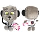 thumbnail image 2 of Muñeco De Peluche De Lobo Gris Bobicraft Gitd, 2 of 2